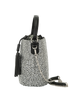 Embellished Bucket Bag, &pound;1,200, Handbags, Black/Silver, Satin, Bottom view